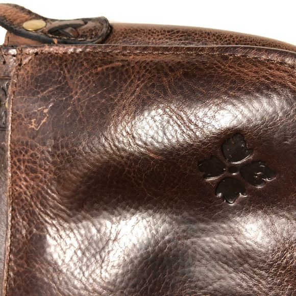 PATRICIA NASH Beaumont Distressed Vintage Collection leather crossbody b… - Picture 6 of 15